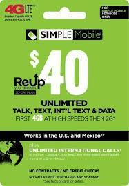 Maybe you would like to learn more about one of these? Simple Mobile 40 Reup Prepaid Airtime Card For Sale Online Ebay