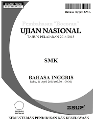 Soal Ujian Nasional Bahasa Inggris Smk 2014 Jawabanku Id