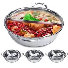 If you like this recipe, you might also like these korean hot pot disclosure: Hot Pot Cooker 30 32 Cm Mandarin Duck Pot Kitchen Casserole Soup Cooking Tool Stainless Steel Dual Hot Pot Induction Hob Shabu 32cm Buy Online In Bahamas At Bahamas Desertcart Com Productid 118533161