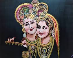 Radha Krishna Handmade Painting Painting By Sujata Joshi Saatchi Art Radha's swing art print by vishnudas art. radha krishna handmade painting painting