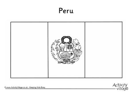 Peru Flag Colouring Page Peru Flag Flag Coloring Pages Peru