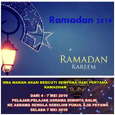 Meski begitu, di bulan selanjutnya mei 2021 selesai puasa adanya hari perayaan idul fitri 1442 h dan terdapat jadwal cuti bersama. Cuti Sempena Awal Ramadhan