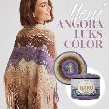 Nako Angora Luks Color Izmirliler Yun Deposunda Yun Yelek Orgu Elisi Tigisi Tigisihirka Yunkece Ceket Bebekyelekleri Renkler Sal Orgu Tig Isleri