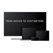 1 cm = 0.3937007874 in 1 in = 2.54 cm. Tv Size Convert Inches To Centimeters