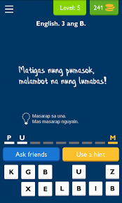 If you paid attention in history class, you might have a shot at a few of these answers. Ulol Tagalog Logic Trivia Android Download Taptap