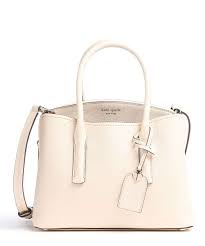 Who we are is intertwined with who you are. Kate Spade New York Margaux Handtasche Genarbtes Rindsleder Beige Pxrua161 917 Wardow Com