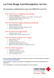 Lettre motivation assistante dentaire modifiable secrétaire cabinet. Recrutement A La Croix Rouge Luxembourgeoise Photos Facebook
