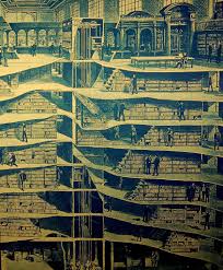 A Cross Section Of The Library To Show Book Storage Flickr New York Public Library Library Photo