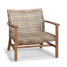 Isola Lounge Chair In Natural Finish Frontgate Resin Patio Furniture Teak Outdoor Furniture Outdoor Furniture Collections