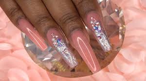 Go for a ring shopping. Acrylic Nails Tutorial How To Acrylic Nails Infill And Redesign Coffin Shaped Pink Nude Nails Youtube