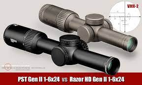 Vortex viper pst series is completely revamped for 2017. Pst Gen Ii 1 6x24 En Razor Hd Gen Ii 1 6x24 Verschillen En Overeenkosten