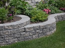 Textured scrubbers may remove the paint, or. Garden Walls Kinsley Landscape