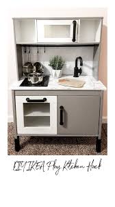 Are there any hacks for the play kitchen at ikea? Samantha Raising Wildflowers Motherhood Blog Diy Ikea Play Kitchen Hack