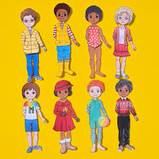 She has 3 changes of clothes, 2 of the outfits have matching hats and 1. Free Printable Summer Paper Dolls Adventure In A Box