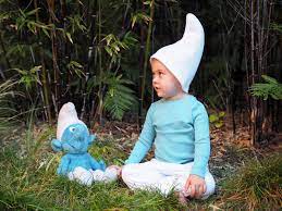 Buy smurfette costume and get the best deals at the lowest prices on ebay! Little Hiccups Last Minute Halloween Diy Smurf Costume