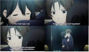 Not only wallpaper anime galau, you could also find another pics such as anime art, anime romance, anime backgrounds, anime quotes, anime tumblr, anime games, anime facebook covers. Otakusite Anime On Twitter Its Okay To Be Galau Oreki Http T Co Uypg7w4b4k