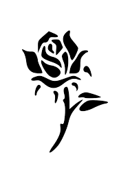 Download Rose Flower Silhouette Free Svg File Svgheart Com