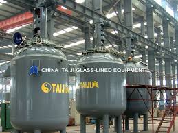 Reportedly Unused Pfaudler Be25000 Vertical Blue Glass-Lined Reactor Body -  Comquima Europe, Second Hand Equipment