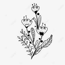 Maybe you would like to learn more about one of these? Simple Line Drawing Black White Flower Flower Little Flowers Black Line Painting Black And White Style Png Transparent Clipart Image And Psd File For Free Download