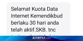Kebanyakan orang yang menggunakan axis sebagai pilihan. Kuota Gratis Kemendikbud Cair Besok Ini Cara Ceknya Untuk Semua Operator Halaman All Kompas Com
