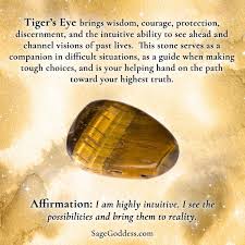 Tiger S Eye Is The Stone Of Goddess Athena The Greek Embodiment Of Wisdom Strategy And Justic Meditation Crystals Crystal Healing Stones Spiritual Crystals