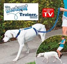 The secret to stopping a dog from pulling on the leash is all about setting it up for success and teaching it a different way of acting in those situations. New Instant Trainer Dog Leash Trains Dogs Over 30 Lbs Stop Pulling As Seen On Tv Dog Leash Training Dog Training Training Your Dog