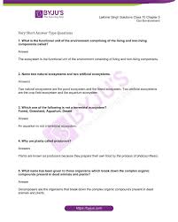 Biology 12 answer key unit 5 • mhr tr 7 27. Lakhmir Singh Biology Class 10 Solutions For Chapter 5 Our Environment Free Pdf