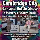 Cambridge City Jar and Bottle Show