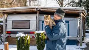 Wintereinbruch: Die Temperaturen machen Dauercampern nichts aus