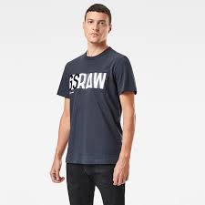 See more ideas about shirts, tshirt designs, mens tshirts. Gs Raw Denim Logo T Shirt Legion Blue G Star Raw