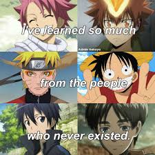 Natsu Tsuna Naruto Luffy Kirito And Eren Fairy Tail Hitman Reborn Naruto Shippuuden One Piece Sword Art Onli Anime Divertente Immagini Cartoni Animati