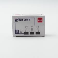 Deli Binder Clips W 38565 19mm