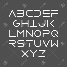 Festivo letters font poster 1. Thin Line Bold Style Uppercase Modern Font Typeface Minimalist Style Latin Alphabet Letters Royalty Free Cliparts Vectors And Stock Illustration Image 58649875