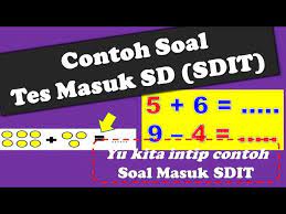 Contoh soal psikotes antonim & sinonim, yaitu tes pertanyaan yang harus anda download dengan jawabannya, dimana pada sesi ini akan mengajarkan kita dan mengasah ingatakan. Contoh Soal Masuk Sd Sdit Kang Olih Poetra Youtube
