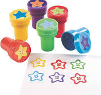 Star Stampers - Bulk Set of 24 - Safe and Non-Toxic - Classroom Supplies  and Party Favors