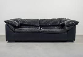 The match is a part of the serie b. Modern Black Leather Monza Sofa By Niels Eilersen 1980s 125178