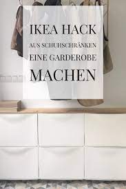 Lesen sie die bedingungen in der broschüre mit eingeschränkten garantien. Eingang Hell Freundlich Und Naturlich Gestalten Ikea Hack Schuhschrank