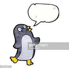 Penguin sadness cartoon illustration isolated image. Dancing Penguin Cartoon Character Clipart Image
