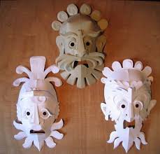 Tontine Masks The World Through Wooden Eyes Eyes Masken Machen Fur Kinder Pappmache Masks Tontine Wooden World Paper Sculpture Mask Wooden