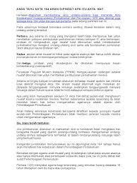 Islam mengajarkan agar anak selalu menghormati, menghargai. Isu Akta 164