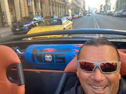 Overtaking a Ferrari is always a pleasure!