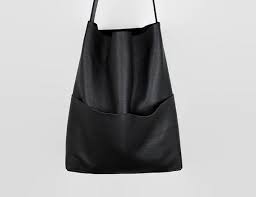 black leather shopper leather tote bag everyday bag market bag leather shoulder bag leather tote hobo leather tote bag leather tote tote bag leather
