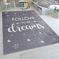 Der kreis schließt sich mit unseren kreisförmigen teppichen. Kinderzimmer Karo Motiven Mond U Grosse 120x160 Cm Farbe Grau 2 Paco Home Kinderteppich Waschbarer Kinderzimmer Teppich M Stern Baby Luxdental Si