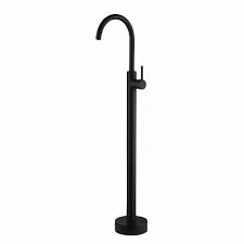 The kit works with delta, moen & pfister. Jade Bath Elyn Black Matte Black Floor Mounted Tub Filler With Easy Install Box The Home Depot Canada