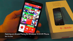 Alcatel Fierce XL Windows 10 $139 Phone ...