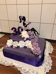 Birthday Cake 30 Lila Lady Lila Birthday Cake Fondant Blacklady 30birthdaycake Geburtstagstorte Fondant Torten Kuchen