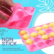 After that, just pour the cake batter into the mold and pop it into the oven. Cake Pops Silicone Mold Galimore Twins