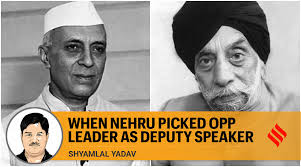 When Nehru picked Opposition leader as ...