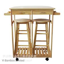 This set of kitchen island stools constitutes a great proposition for all for who love rustic or industrial interiors. China Portable Movable Mobile Rolling Kitchen Island Cart With Stools And Storage China Kitchen Island With Stools Portable Kitchen Island With Stools