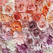 One of the nice things about flower photography is you don't even have to leave home. Pastel Paper Flowers Photography Backdrops Hsd